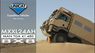 UNICAT Expedition Vehicles MXXL24AH MAN TGA 8X8 [upl. by Lewellen907]