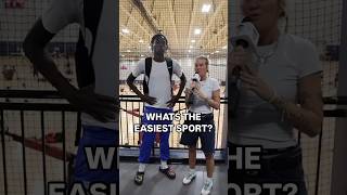 We asked hoopers “What’s the easiest sport”😂🏀 [upl. by Cassy]