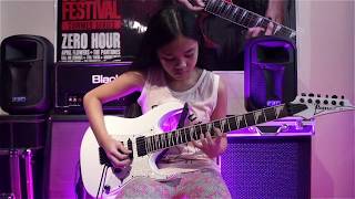 November RainGuns N Roses Guitar Solo Cover by Cheska Mae Castillo [upl. by Nekial249]