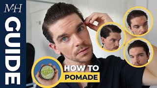 4 Mens Hairstyles Using Pomade  Hair Product Guide  Ep 8 [upl. by Malcolm911]