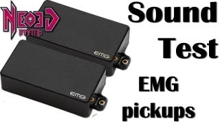 EMG active pickups sound test  Neogeofanatic [upl. by Aidyn523]