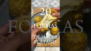 2T  20 formas de hacer platano 8 BOMBAS DE PATACON shorts [upl. by Drawe905]