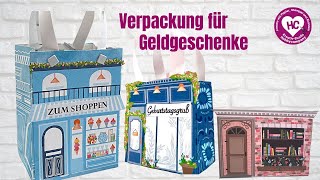 Verpackung basteln für Geldgeschenke und Gutscheine [upl. by Rabjohn]