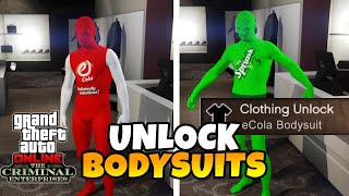 How to Unlock New Clothing eCola amp Sprunk Bodysuits for FREE in GTA 5 Online [upl. by Leela]