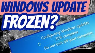 Windows 7 updates freeze at 35 1 50 or 98  how to fix [upl. by Anaerda]