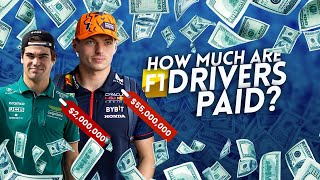 How much are F1 drivers paid [upl. by Tess]