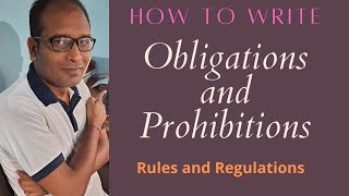 Obligations and Prohibitions [upl. by Nibur658]