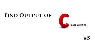 Find the output of CProgram  5  array related  In Hindi [upl. by Annauj]