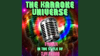 Dynamite Karaoke Version In The Style Of Cliff Richard [upl. by Amy814]