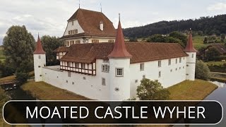 DJI Phantom 4  Moated Castle Wyher [upl. by Atnahc]