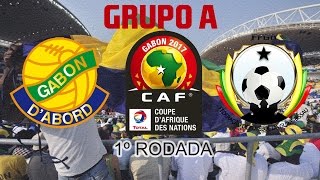 COPA AFRICANA DE NAÇÕES  2017 GRUPO  A  1ª RODADA  GABÃO X GUINÉBISSAU [upl. by Lorinda]