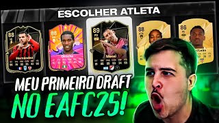 JOGUEI COM O MESSI INFORM NO 1º DRAFT DO BANQUETA NO EA FC 25 [upl. by Namie]