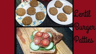 Lentil Burger Patties [upl. by Rybma]