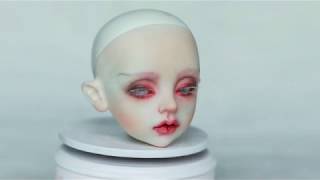 Detailed BJD Doll Faceup Tutorial  Complete WholeFace Makeup [upl. by Azpurua]