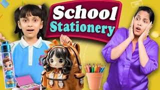 ANAYA Ki SCHOOL STATIONERY  Moral Stories For Kids  Pretend Play  ToyStars [upl. by Sandell]