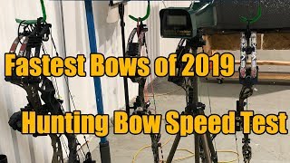 Fastest Bows of 2019 Bowtech vs Obsession vs Mathews vs Hoyt vs Prime vs PSE [upl. by Sheeree]