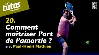 Comment maîtriser lart de lamortie   Tuto Tennis Technique 20 avec PaulHenri Mathieu  FFT [upl. by Lucille231]