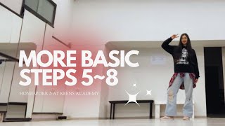 MORE BASIC STEPS 58  3rd week  KEENS ACADEMY [upl. by Ardnahsal559]