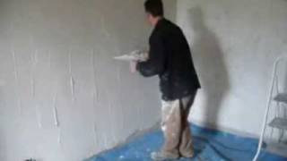 How to plaster with self leveling plaster [upl. by Mecke]