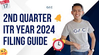 Freelancer 2nd Quarter 2024 ITR Filing Guide 📍 [upl. by Wiskind]