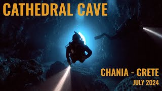 Cathedral Cave  ScubaDiving  Chania  Crete  July 2024 [upl. by Magner]