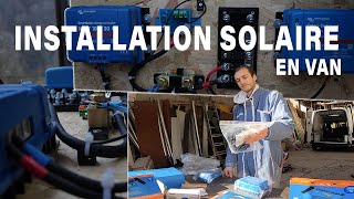 Ep5 Linstallation électrique dans notre fourgon aménagé kit solaire  dimensionnement [upl. by Borman8]