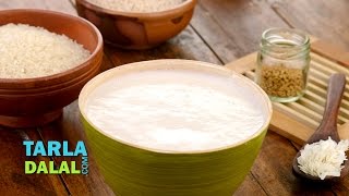 How to Make a Perfect Dosa Batter Basic South indian Batter Recipe for Idli and Dosa by Tarla Dalal [upl. by Rehm]