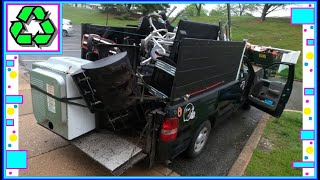 Bulk Trash Pickup SCRAP METAL HACK Steel Weight Recycling Multiple Loads ♻️ Baltimore MD 🤑 [upl. by Lairret]