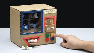 4 Different Candy Vending Machine DIY at Home [upl. by Nnylahs]