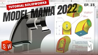 TUTORIAL SOLIDWORKS 2024  MODEL MANIA 2022 [upl. by Hultgren]