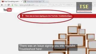 How to fix youtube signing in issue quotSorry something went wrong Our tubes must be cloggedquot [upl. by Agem]