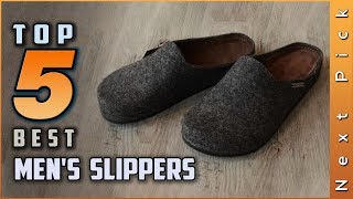 Top 5 Best Mens Slippers Review in 2024 [upl. by Hadik1]