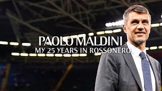 UEFA Special  Paolo Maldini My 25 years in Rossonero [upl. by Hgieliak]