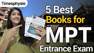 5 Best Books for MPT Entrance Exam by  Dr Mitali Yadav mam  timesphysio [upl. by Adnawak]