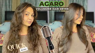 Agaro Volumizer Quick Review  How to Blow dry  Worth Purchasing Or Not [upl. by Rowney]