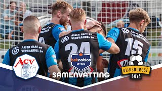 Beslissing in de SLOTFASE 😱💥  ACV Assen vs Rijnsburgse Boys  Samenvatting Betnation Divisie 2324 [upl. by Nove]