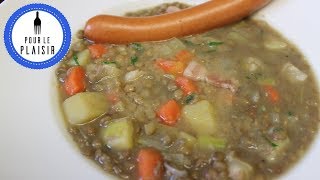 Linsensuppe  Linseneintopf mit Würstchen  Thomas kocht [upl. by Llertrac]