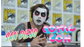 SAN DIEGO COMIC CON with Danhausen Sting Brody King JAZWARES and NECA reveals [upl. by Burnaby856]