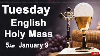 Catholic Mass Today I Daily Holy Mass I Tuesday January 9 2024 I English Holy Mass I 500 AM [upl. by Cartwright]