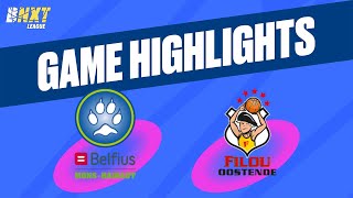 Belfius MonsHainaut vs Filou Oostende  Game Highlights [upl. by Enovahs992]