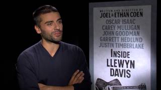 Interview with Carey Mulligan and Oscar Isaac  Stars of Inside LLewyn Davis  Just Seen It [upl. by Naillimixam]