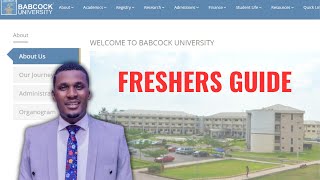 Secrets Babcock University Is Hiding From You  Freshers Guide [upl. by Ayamat]