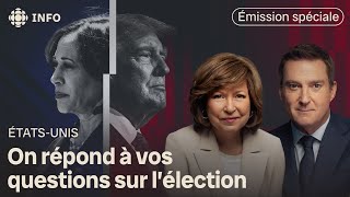 Quoi savoir des élections américaines 2024  revoyez notre émission spéciale [upl. by Flann]