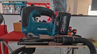 JV002G Makita 40V XGT Cordless Brushless Jig Saw with dust collection [upl. by Roselani]