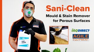 SaniClean  Remove Mould from Timber amp Porous Materials Powerful Disinfectant [upl. by Annette596]