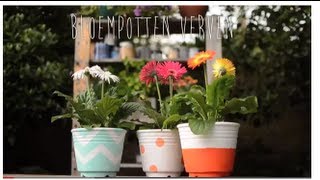 DIY BLOEMPOTTEN VERVEN [upl. by Blakely]