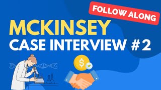 McKinsey Case Interview Practice 2 Pharma Acquisition [upl. by Hunt]