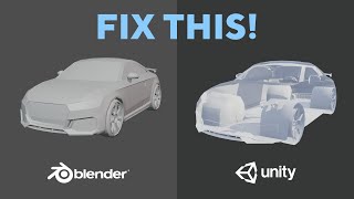 How To Fix Flipped Normals In Blender amp Unity [upl. by Enaed]