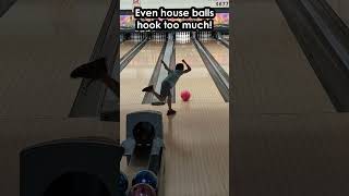 Even house balls hook too much bowling bowler kids bowlingisfun [upl. by Nealey]