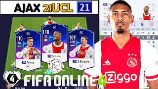 Trải Nghiệm Đội Hình AJAX 21UCL 2122 UEFA CHAMPIONS LEAGUE Với HALLER ANTONY BERGHUIS UCL21 5 [upl. by Conger]